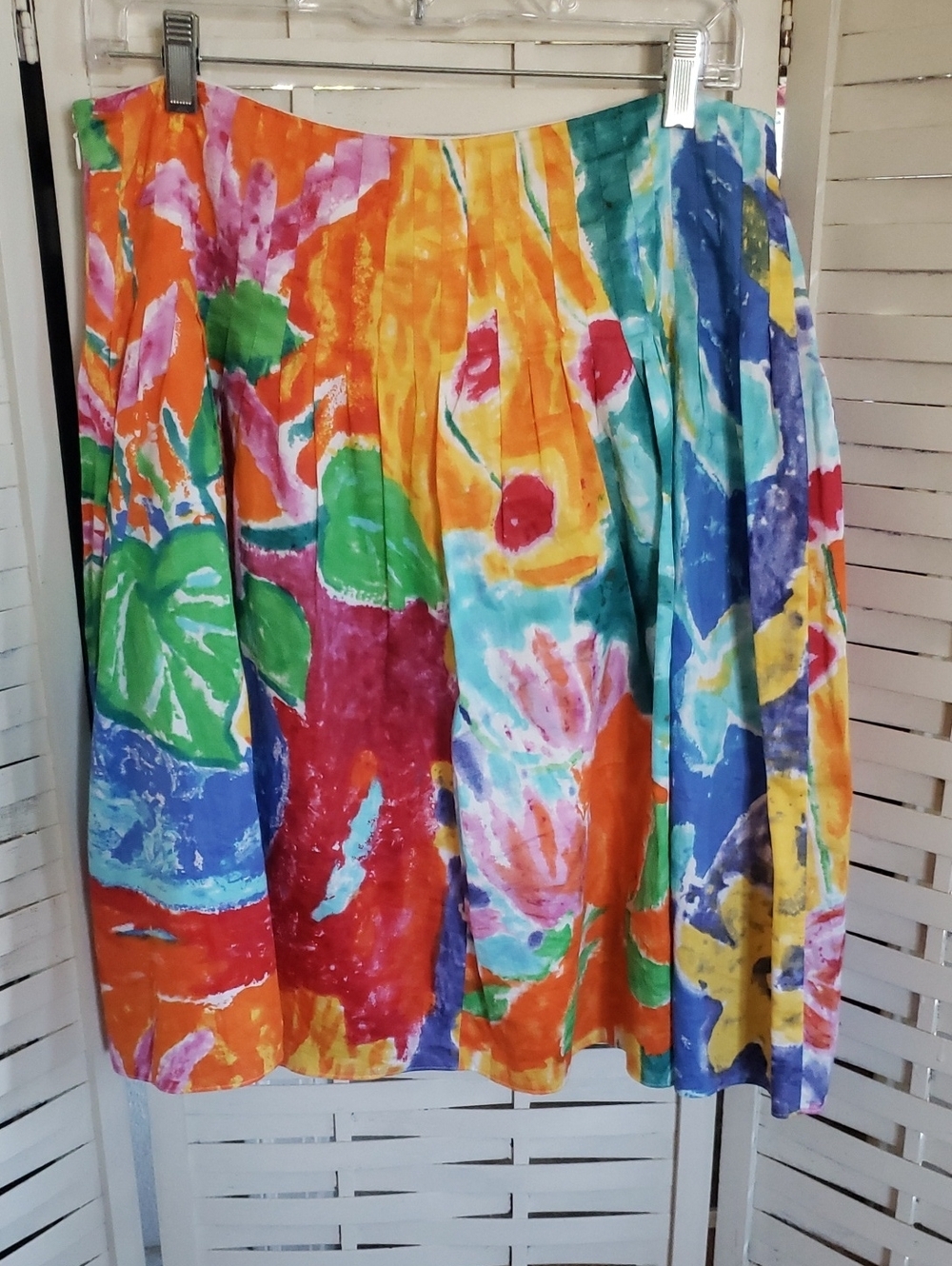 Ralph Lauren Multicolor Floral Print Skirt Size 8P